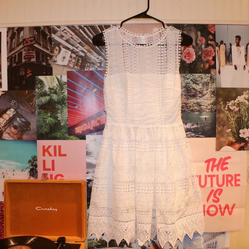 White summer dress
